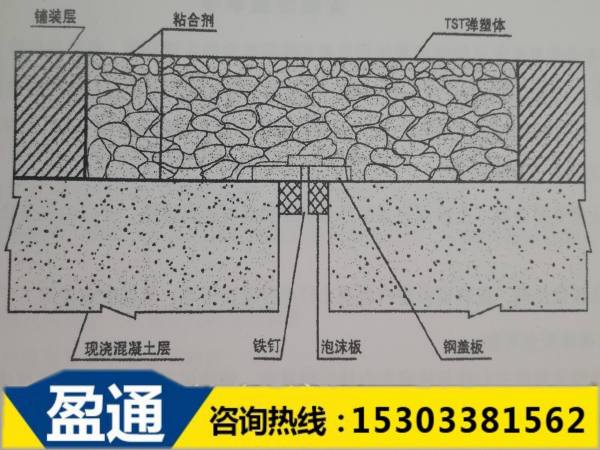  TST填充式橋梁接縫彈塑體平面圖